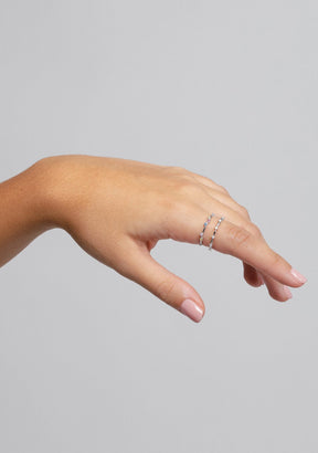 Bague en argent Solstice