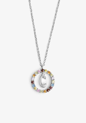 Necklace Iniziale Letter C Silver