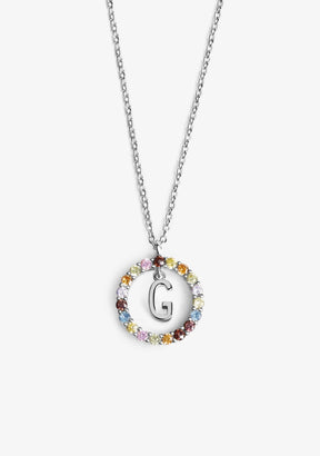 Necklace Iniziale Letter G Silver