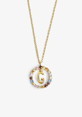 Necklace Iniziale Letter G Gold