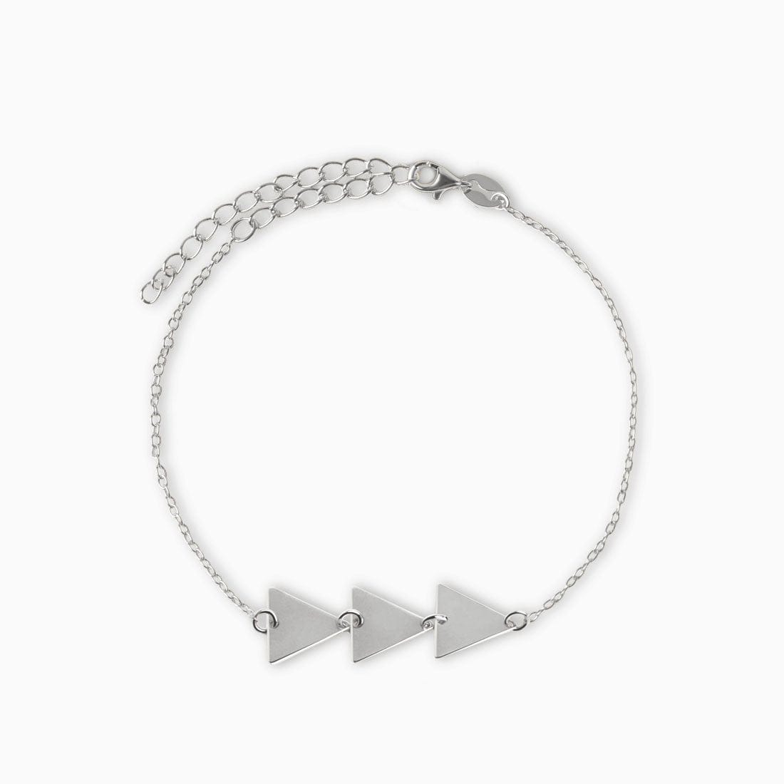 Geometric Silver Bracelet