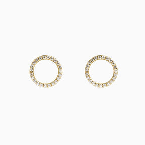 Ohrringe Stilvoll Zirkonia Gold