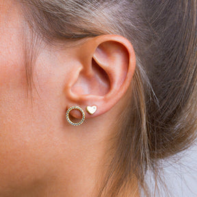 Ohrringe Stilvoll Zirkonia Gold