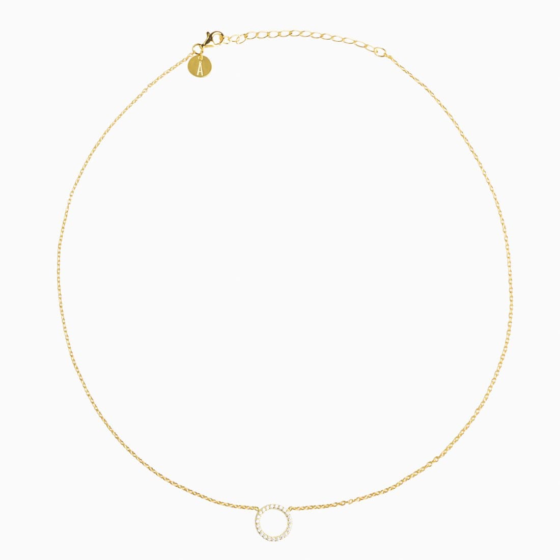 Collar Stylish Circonitas Oro