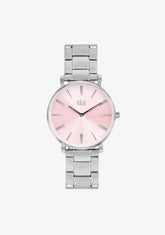 Classy Silver / Light Pink Watch