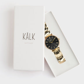 Classy Gold / Schwarz Uhr
