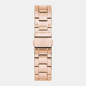 Stilvolle Rose Gold / Weiß Uhr