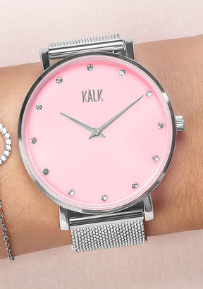 Montre Dreamy Silver / Light Pink