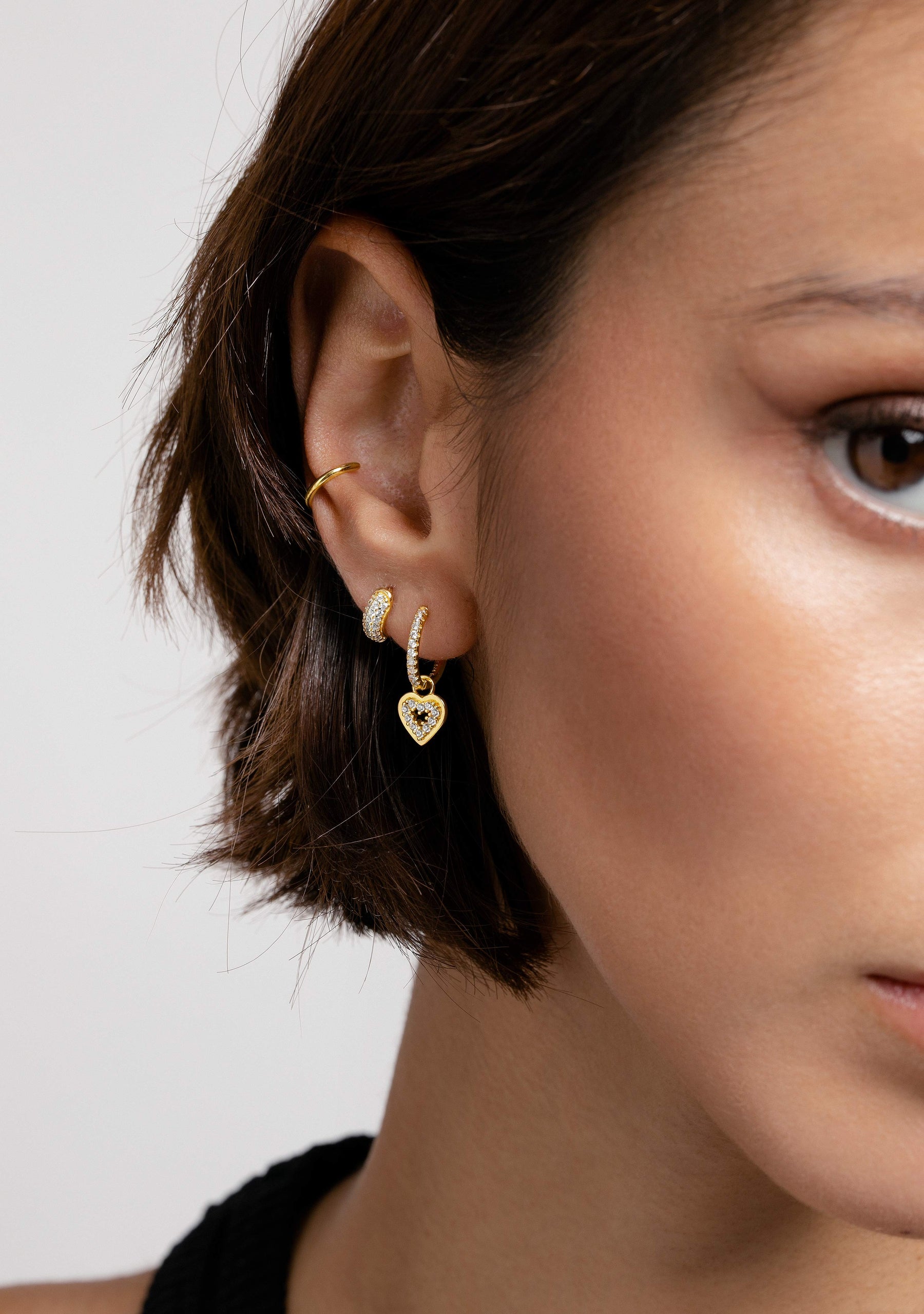 Ear Cuff Plain Ouro