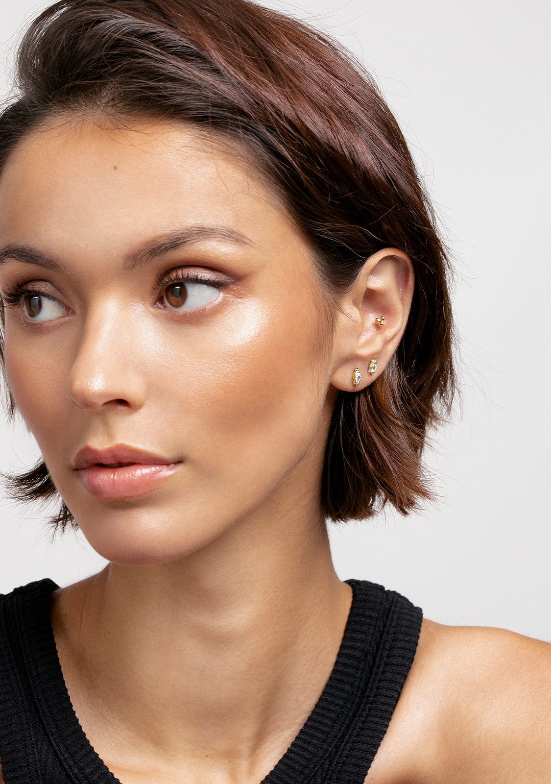 Recta Piercing Gold