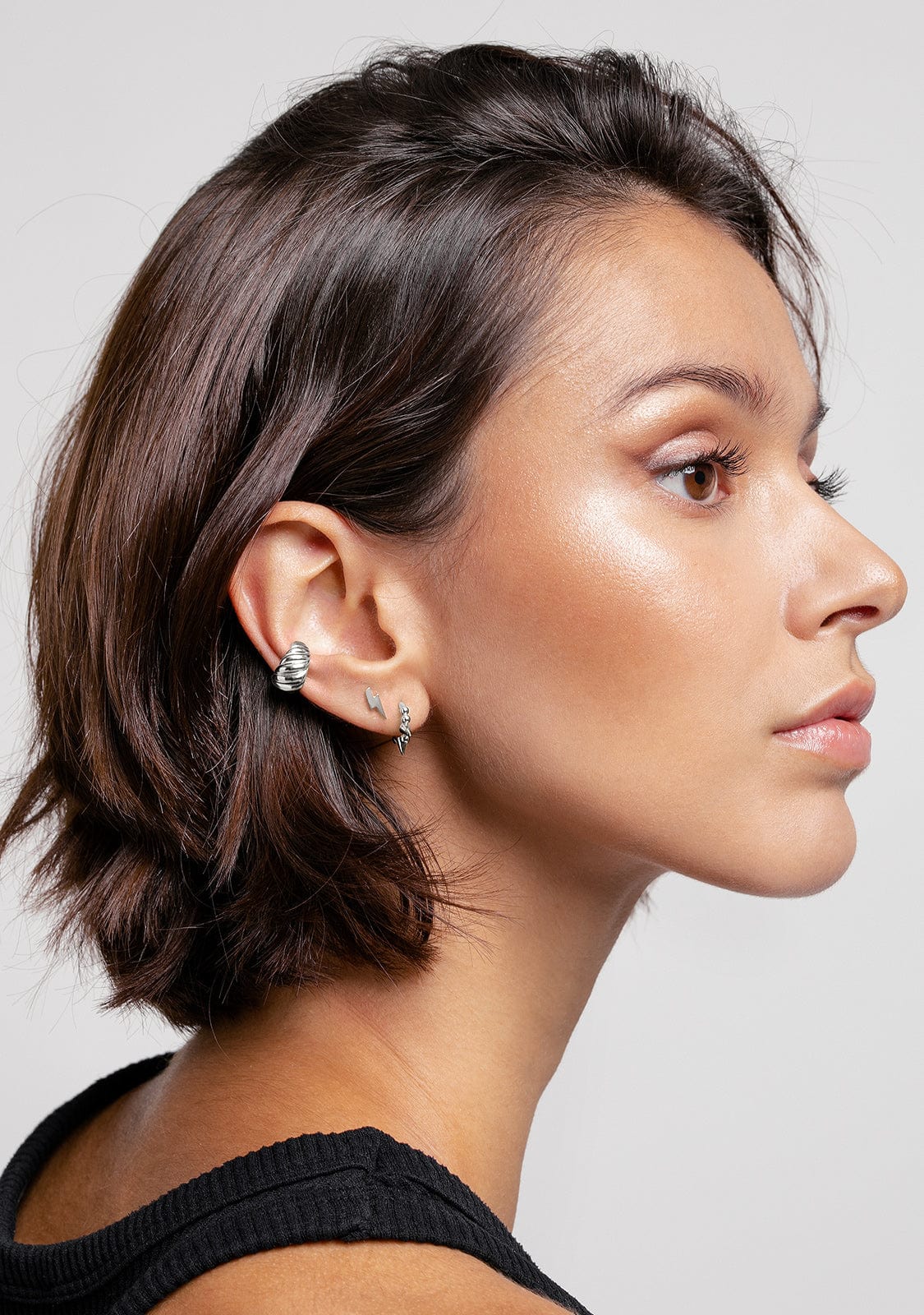 Piercing Aro Punk Argento