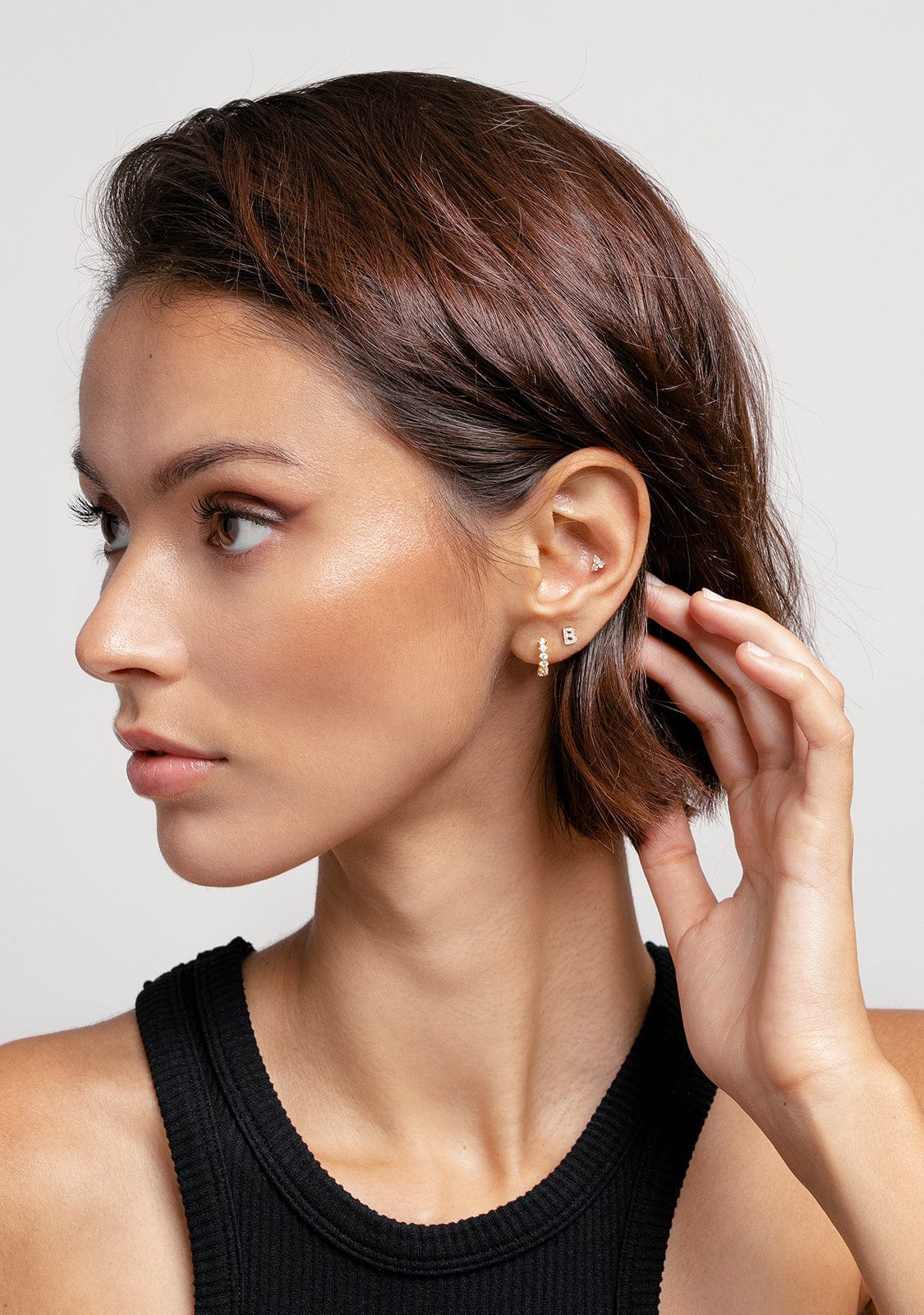 Piercing Cierre Plano Baño Oro 18K Hera