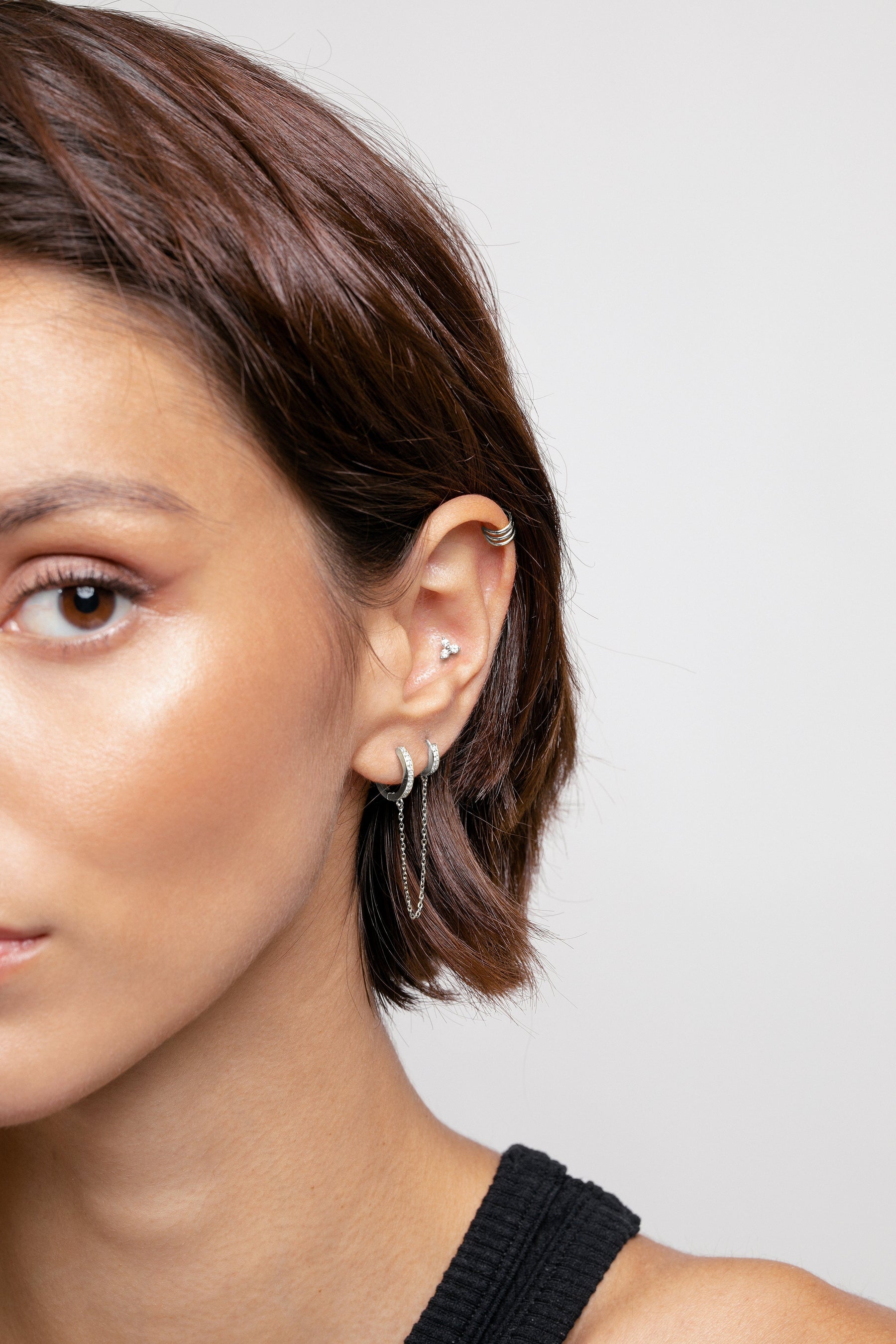 Unito Hoop Piercing Silver