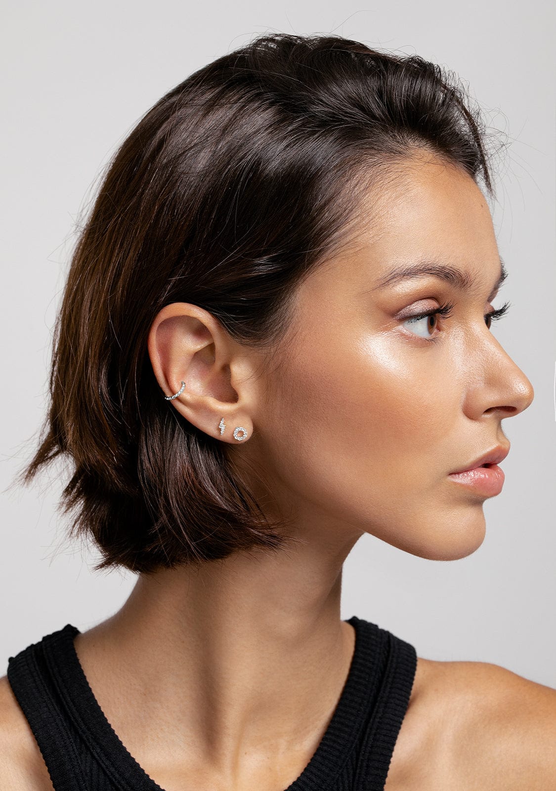 Ear Cuff Punk Silver
