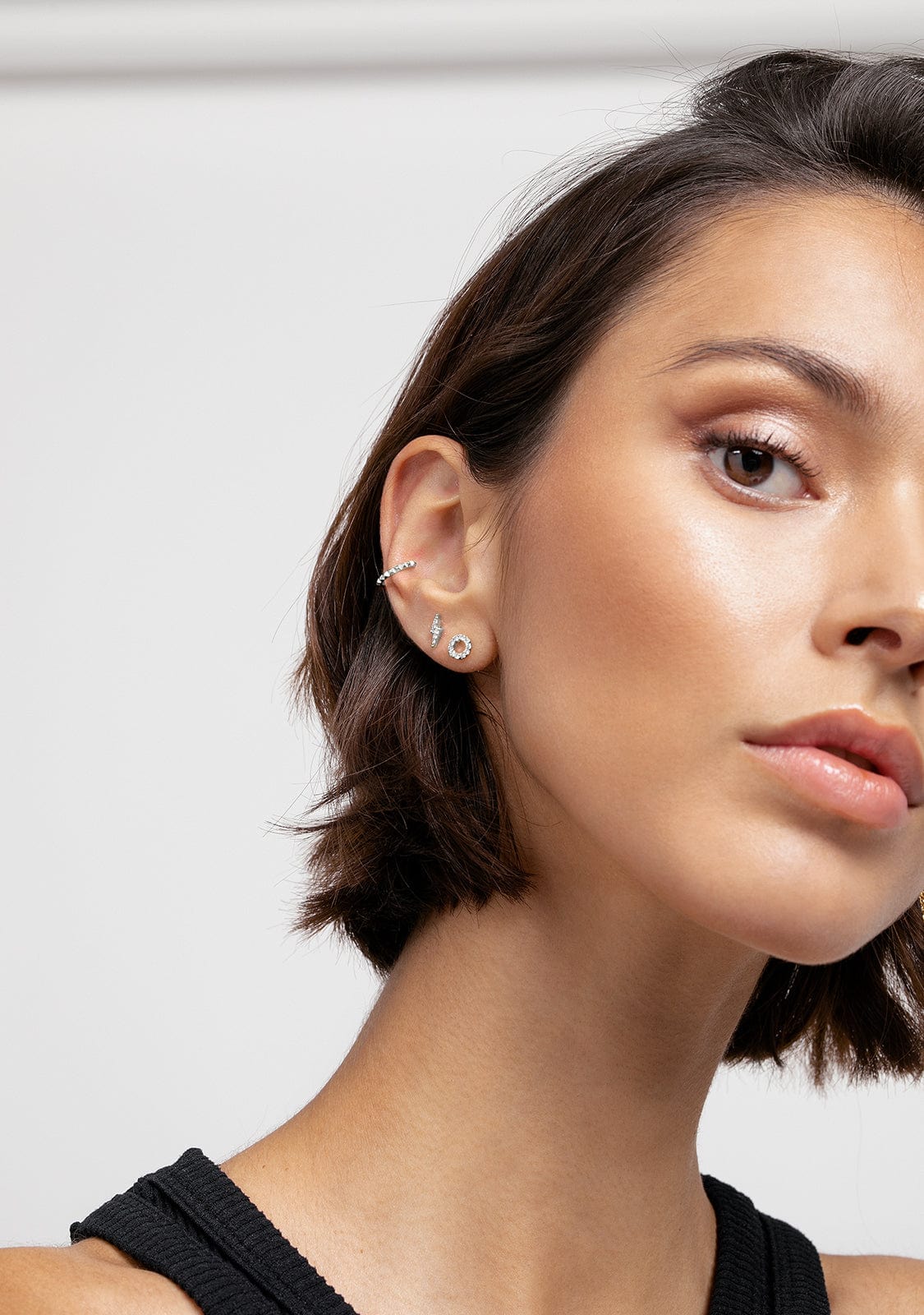 Ear Cuff Punk Silver