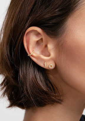 Ear Piercing Circle Gold