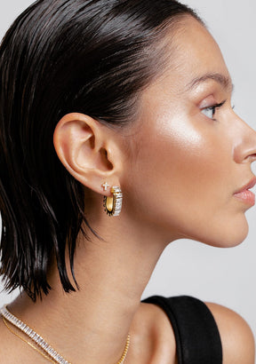 Ear Piercing Cross Gold