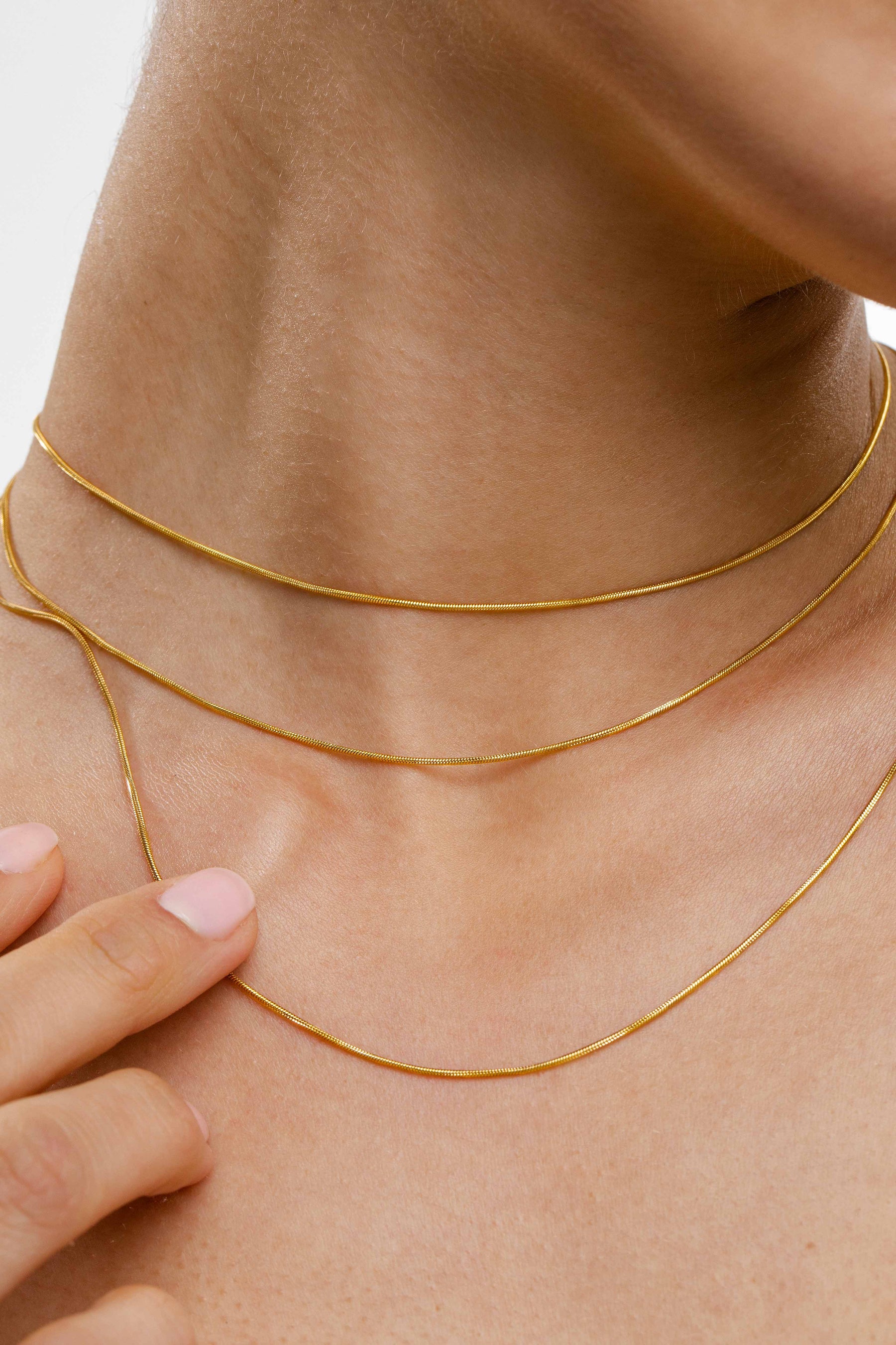 Necklace Omega Medium Gold