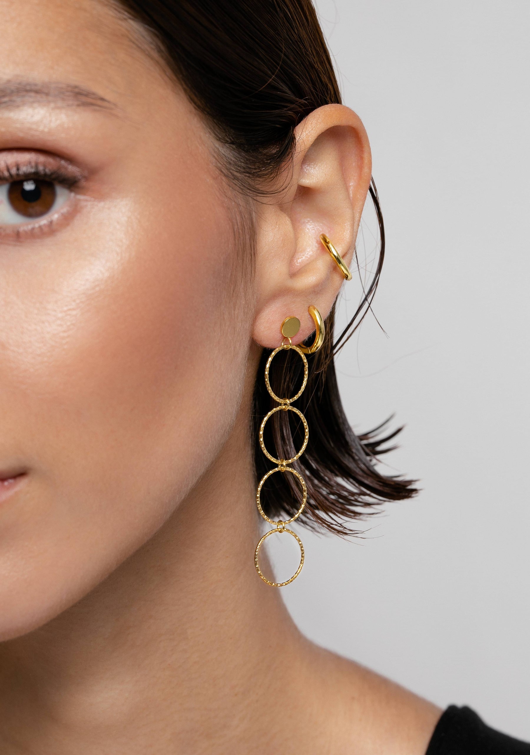 Circolo Earrings Gold