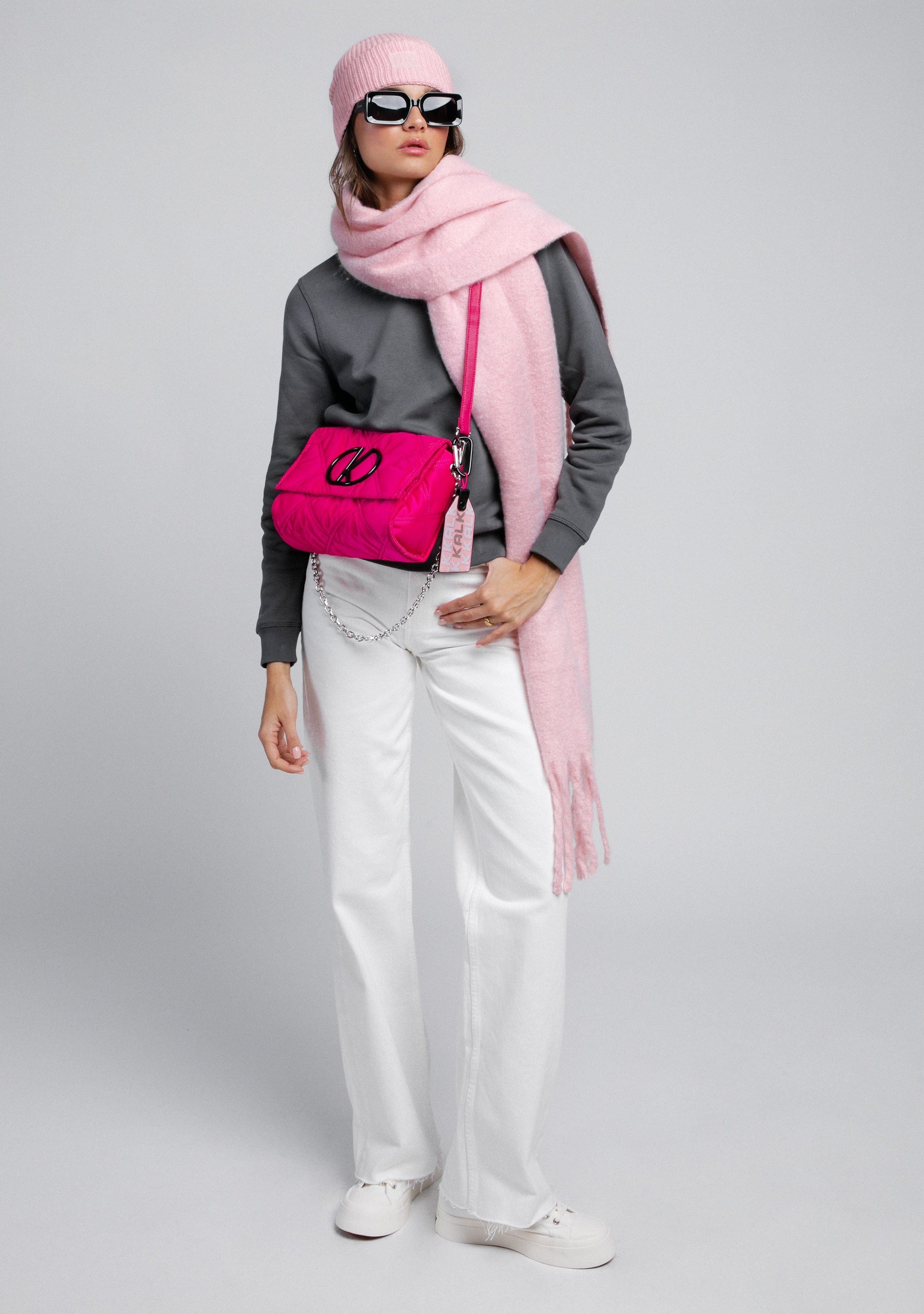 Scarf Pink Kalk