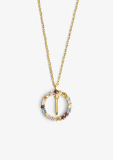 Necklace Iniziale Letter I Gold