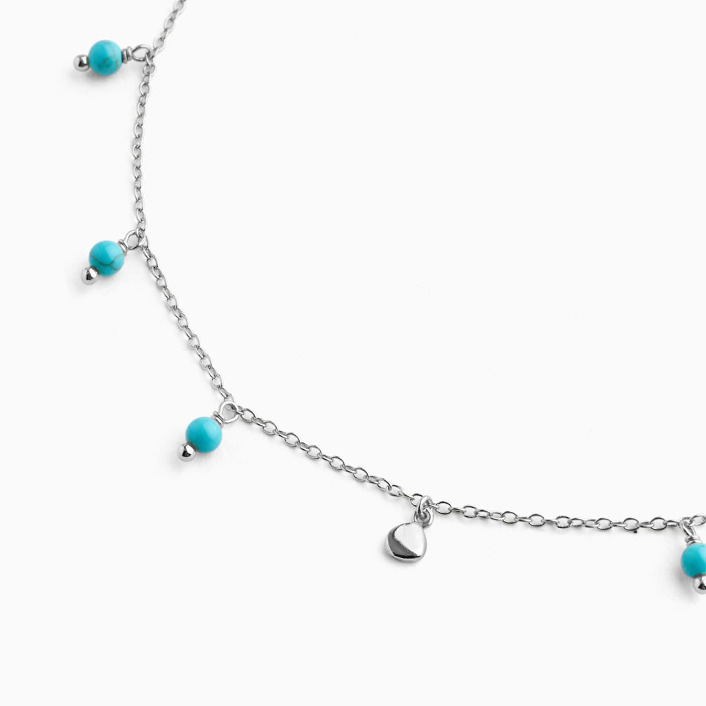 Anklet Turqueese Silver