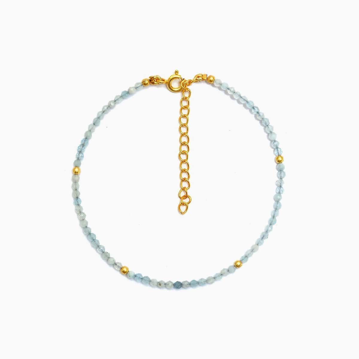 Pulsera Aquamarine Oro