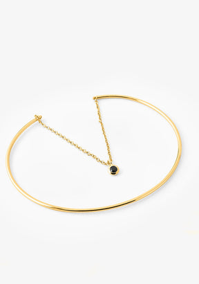 Pulsera Baño Oro 18K Con Perla Negra Vianey