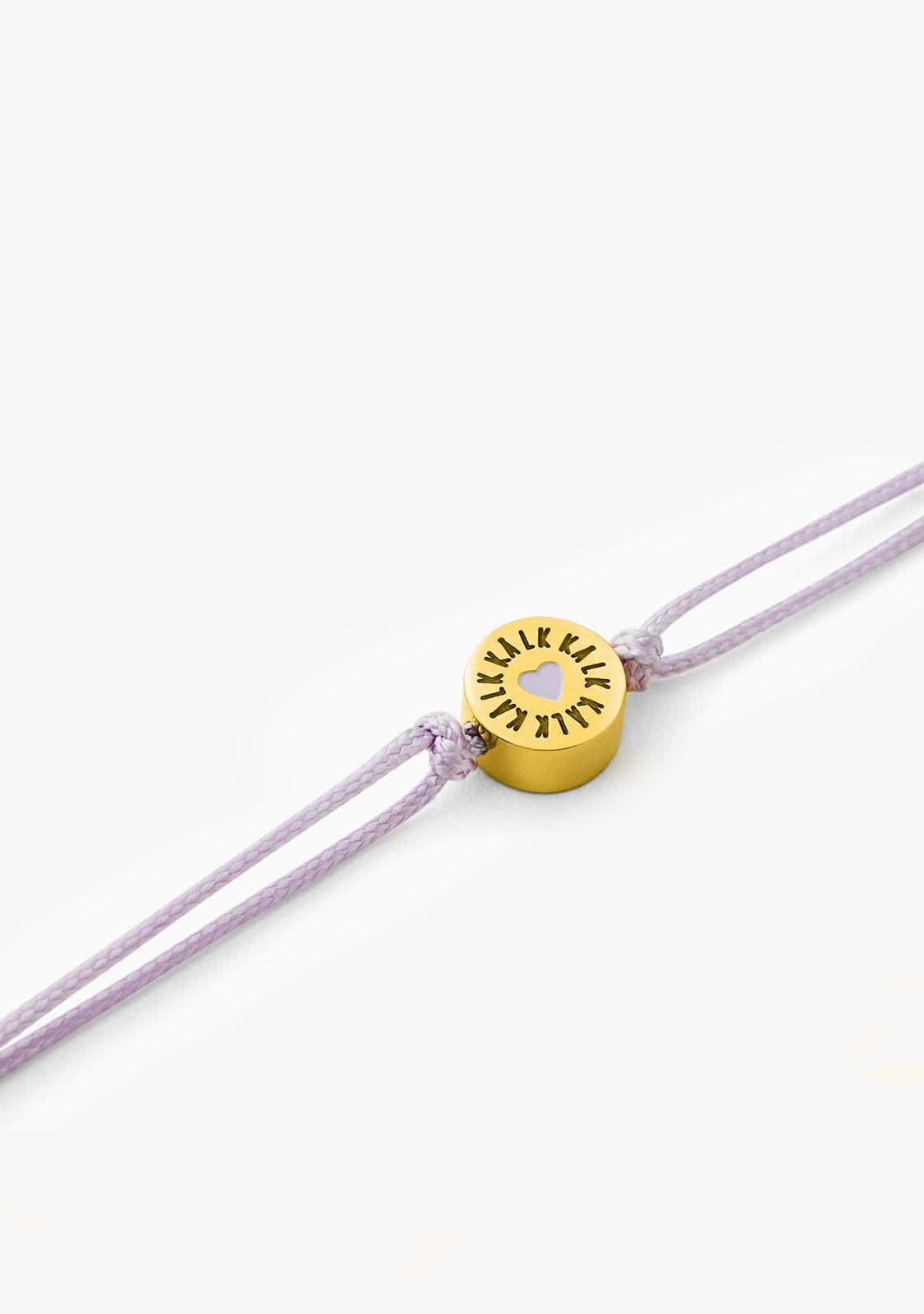 Pulsera Hilo Baño Oro 18K Lila Filo