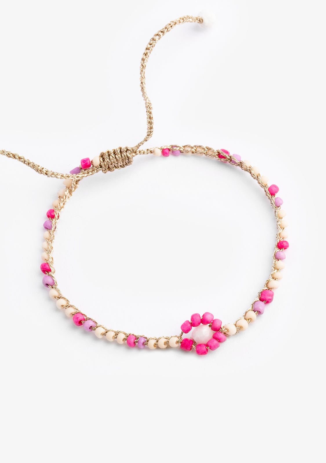 Miyuki Hot Pink Bracelet