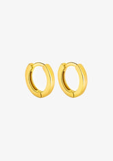 Quadratische Ohrringe Gold