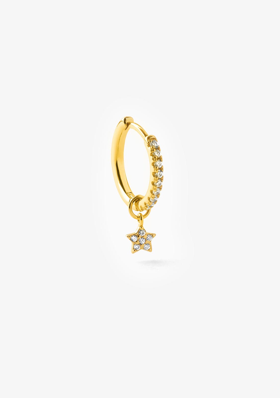 Ohrringe 4 Charms Gold