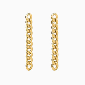 Ohrringe Kette Gold