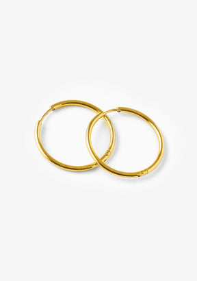 Boucles d`oreilles Basic 29 Hoop or