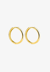 Basic 20 Hoop Earrings Gold