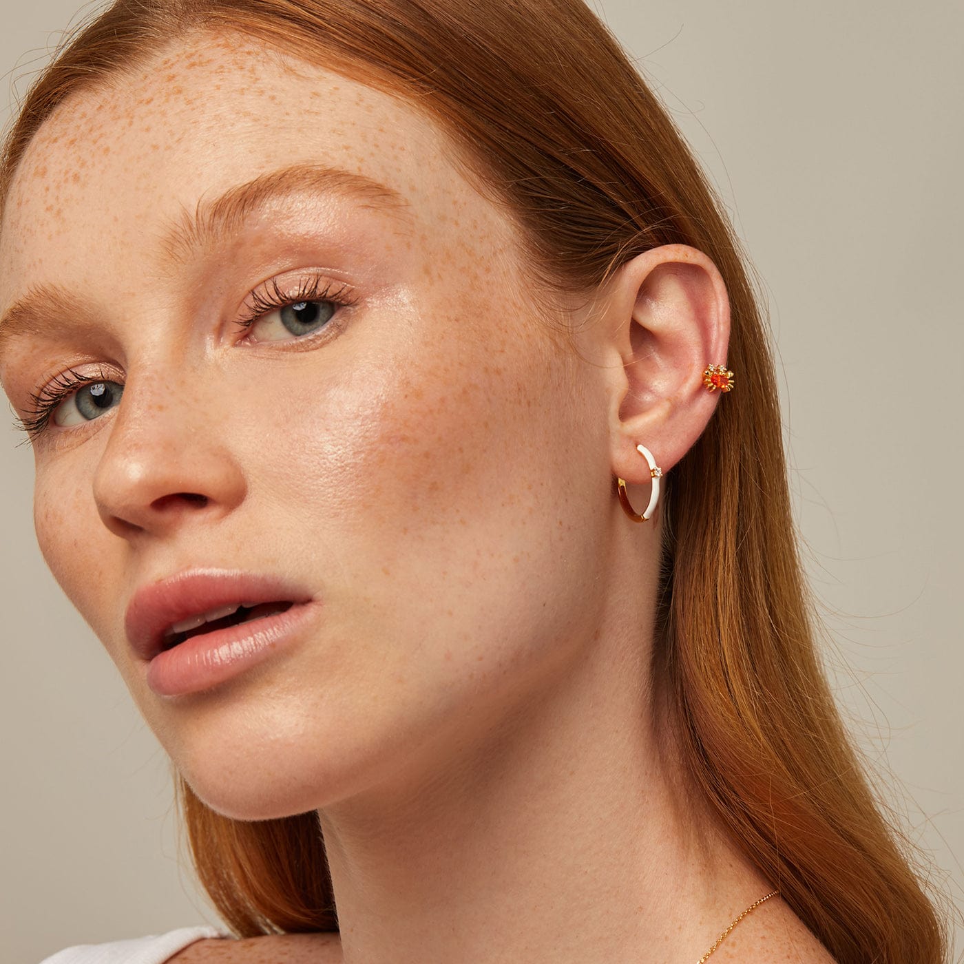 Pure Hoop Earrings Gold