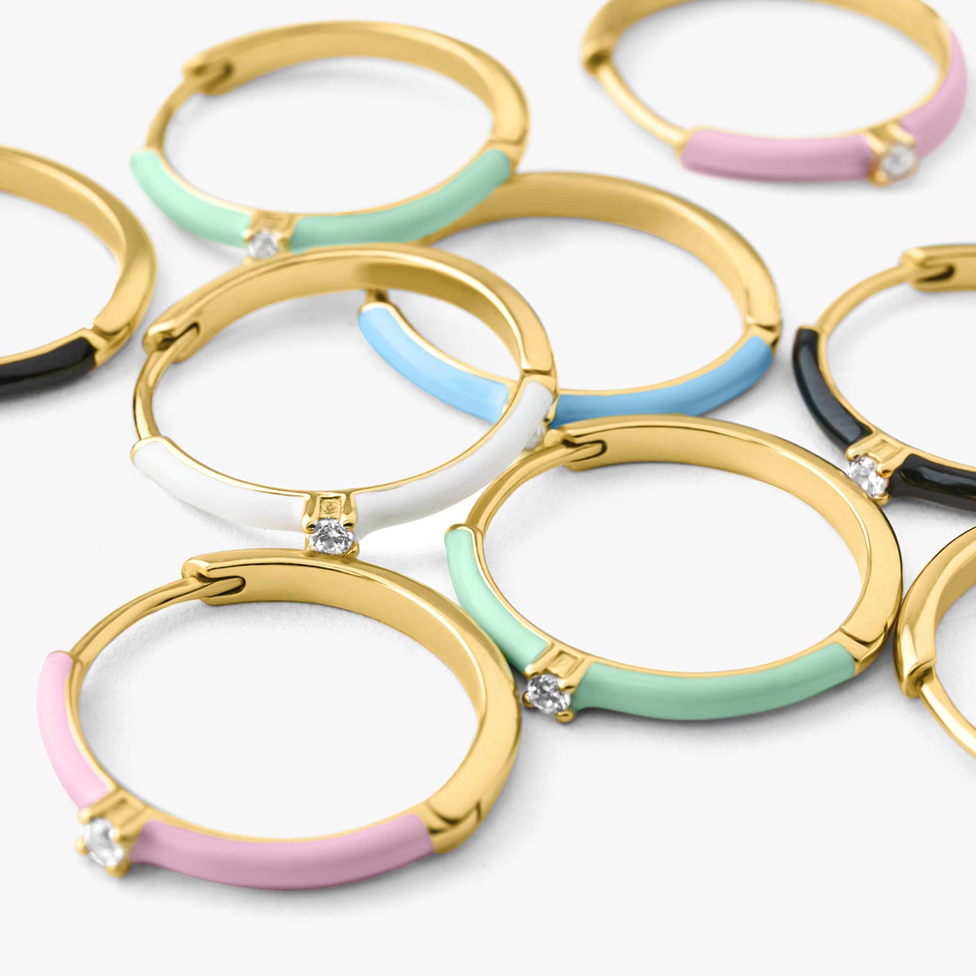 Pure Hoop Earrings Gold
