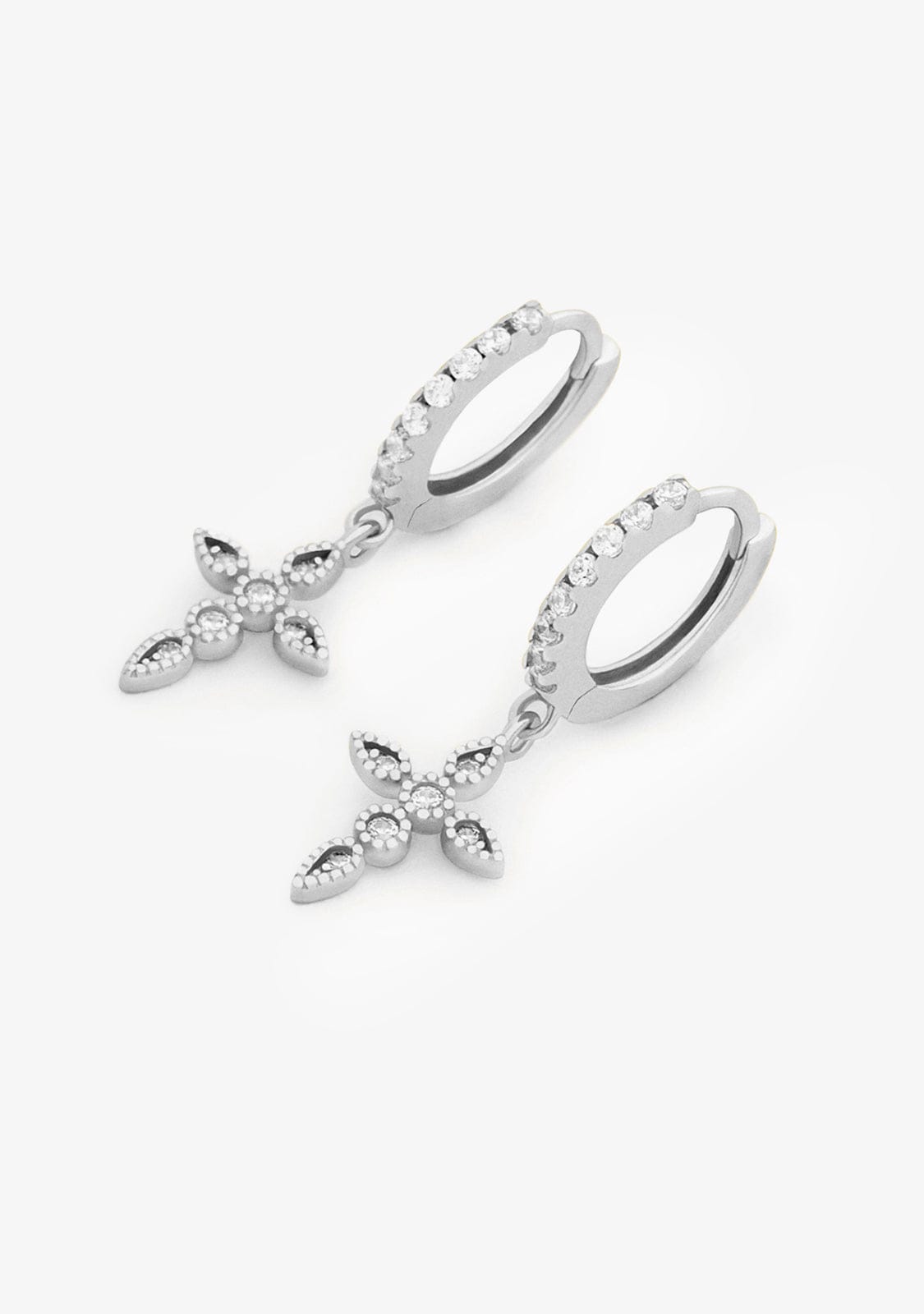 Thea Hoop Earrings Silver