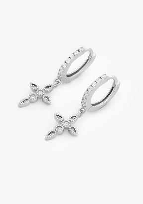 Thea Hoop Earrings Silver