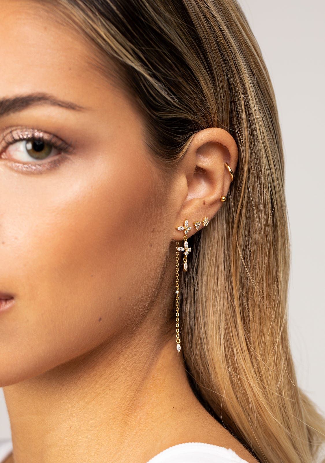 Fugace Earrings Gold
