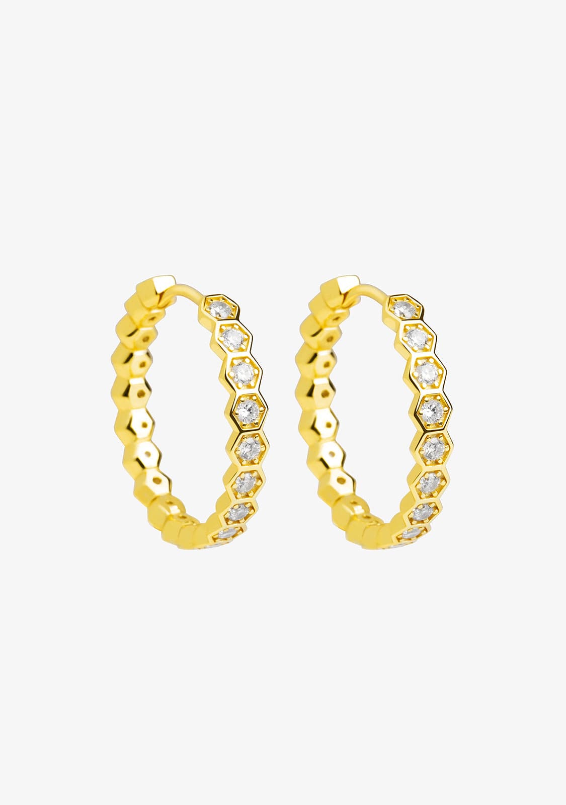 Monique Hoop Earrings Gold