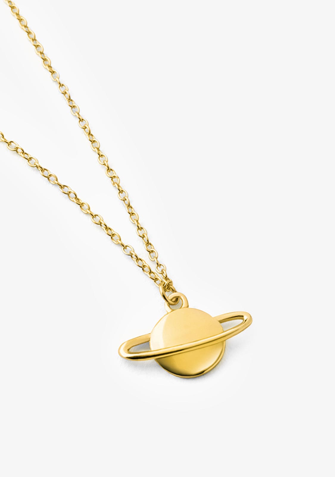 Saturn Halskette Gold