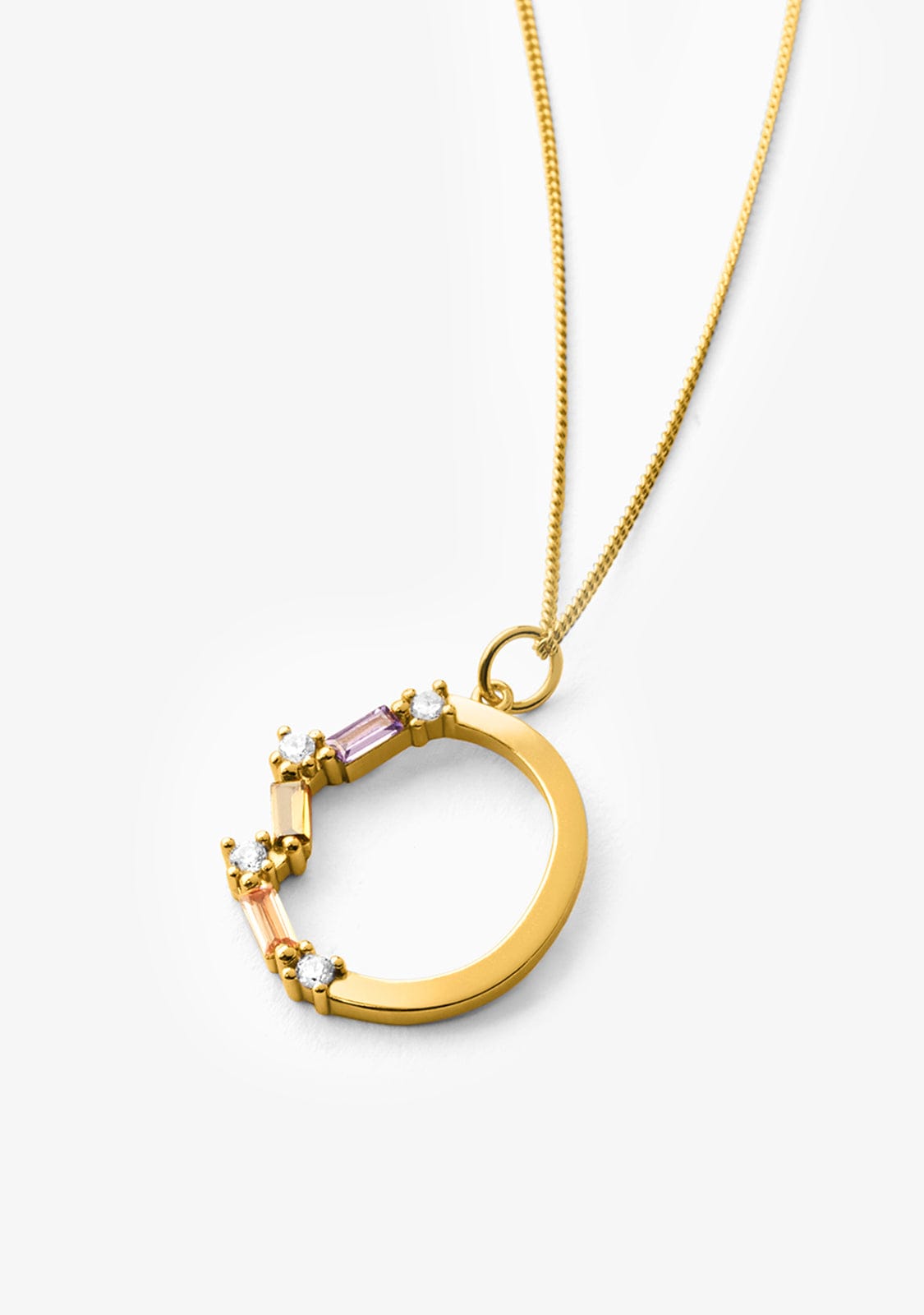 Collier Identity Letter O Gold