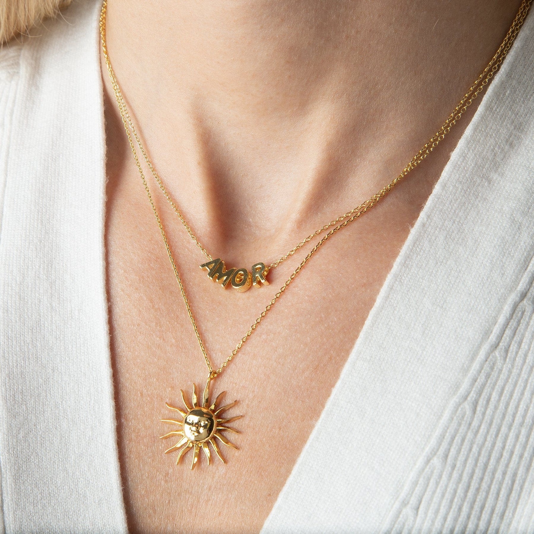 Soleil Gold Pendant