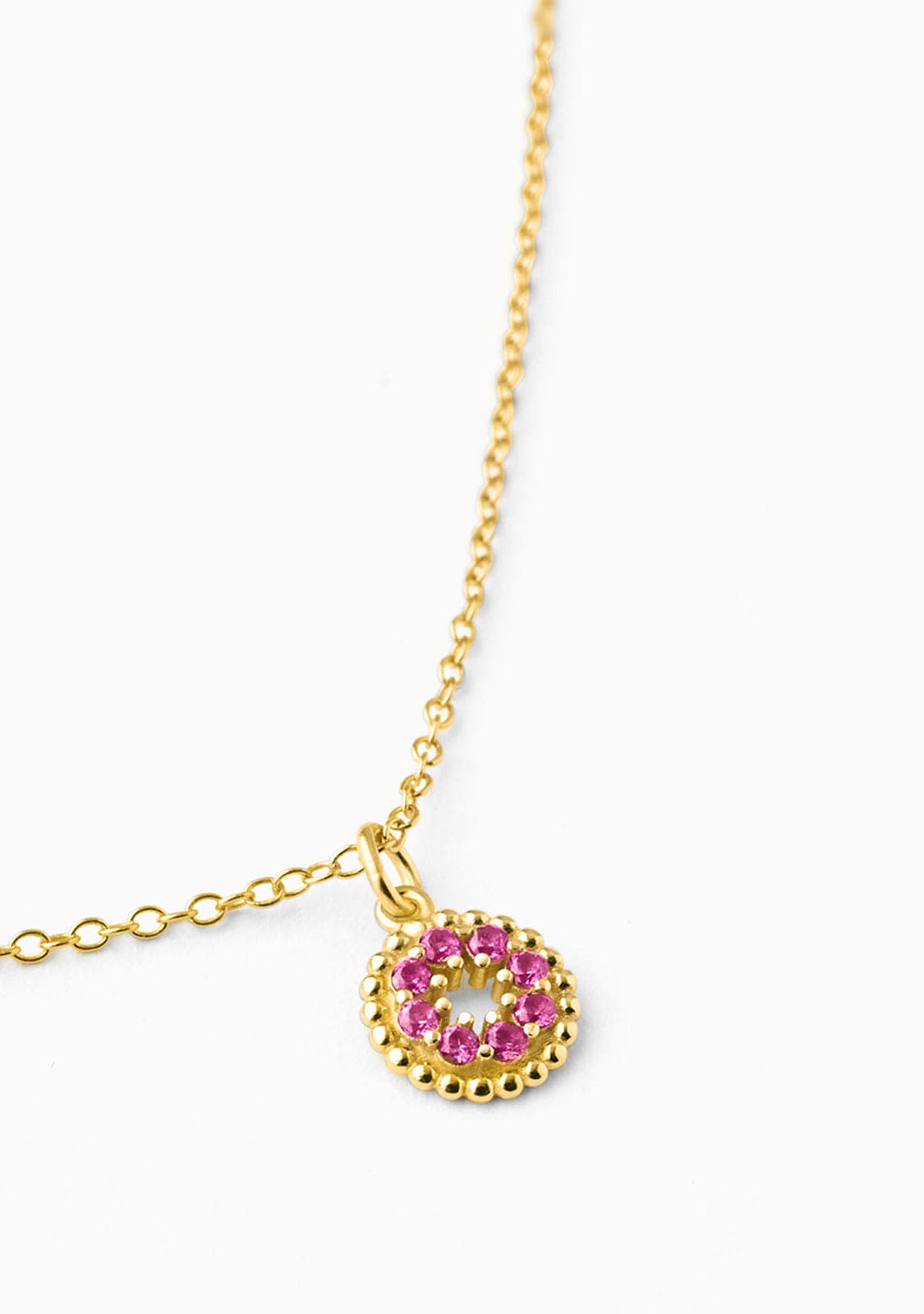 Necklace Mone Ruby Gold