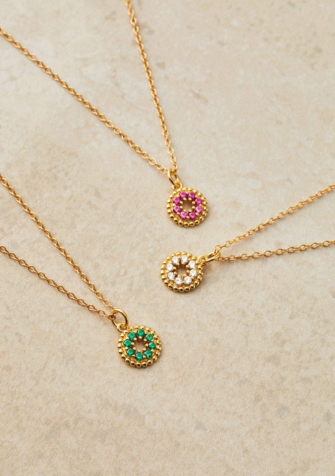 Necklace Mone Ruby Gold