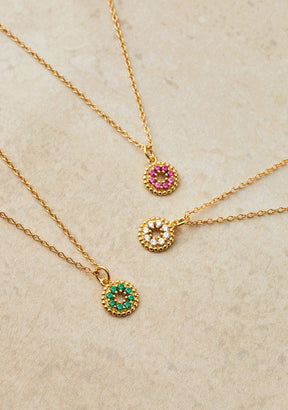 Necklace Mone Ruby Gold