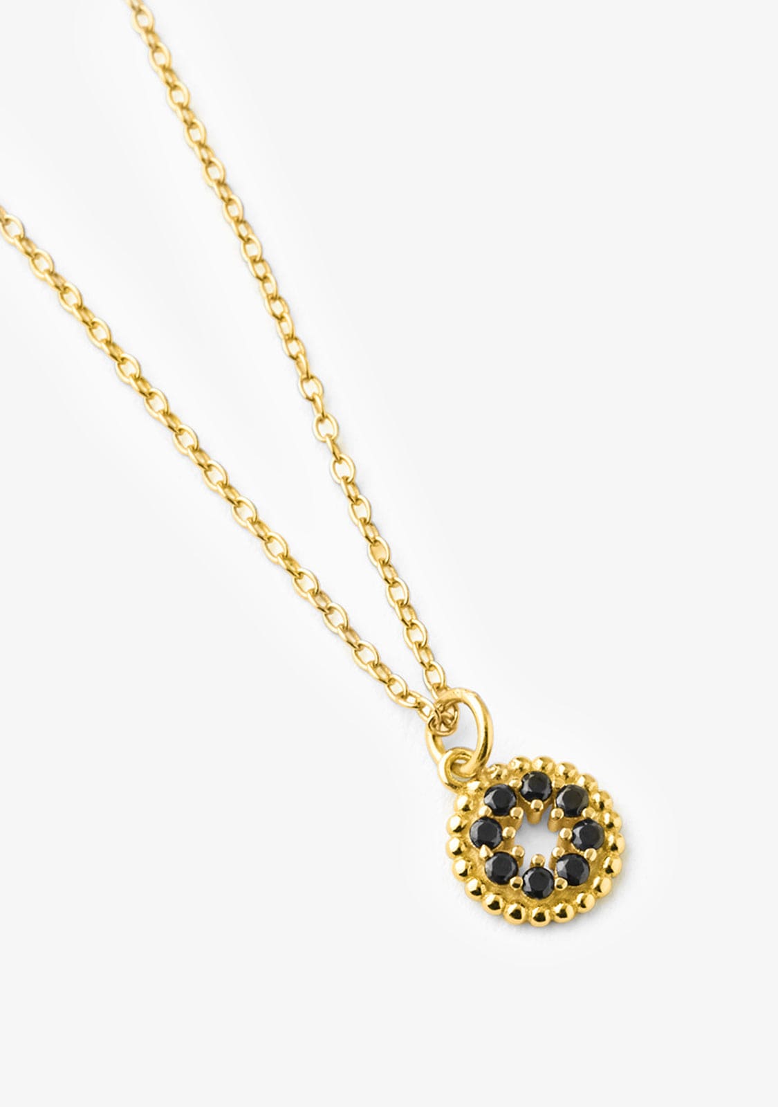 Necklace Mone Nero Gold