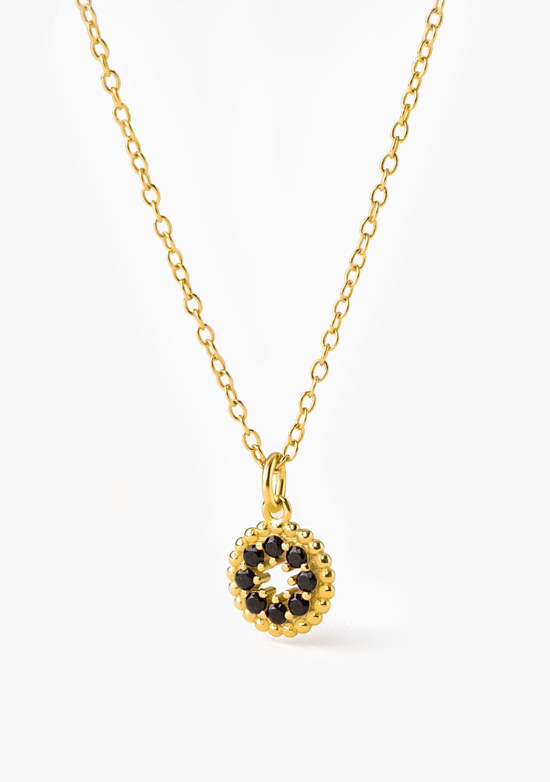 Necklace Mone Nero Gold