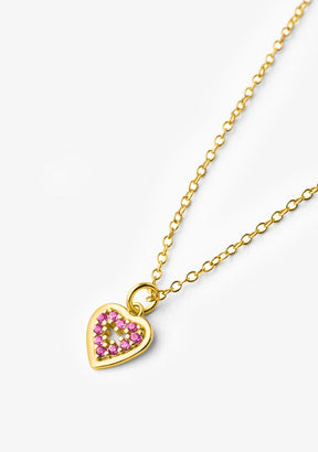 Necklace Cora Ruby Gold